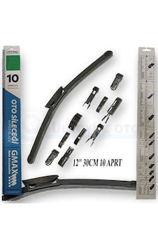 Gmax Muz Silecek Süpürgesi Banana Tip 10 Aparatlı 300 mm GLZ 12" 30CM 10 APRT Gmax Muz Silecek Süpürgesi Banana Tip 10 Aparatlı 300 mm GLZ 12" 30CM 10 APRT