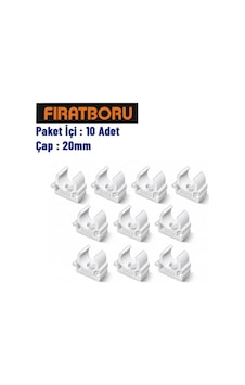 Fırat Boru Kelepçesi 20mm, 10 Adet, 7b33000020 Standart Fırat Boru Kelepçesi 20mm, 10 Adet, 7b33000020 Standart