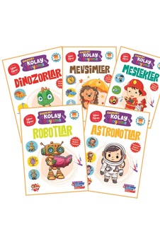 Boyama Zamanı Etkinlikli Kolay Boyama 5 Kitap Boyama Zamanı Etkinlikli Kolay Boyama 5 Kitap