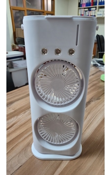 Doner Baslıklı B.boy Buharlı Ikılı Fan Isıklı Kuma