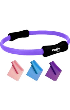 Povit Pilates Çemberi + 3 Lü Pilates Bant Seti Egzersiz Ve Fitn