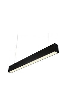 Mimarled Linear Asansörlü Led Sarkıt 120cm Siyah 40W Ilık Beyaz