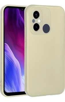 Xiaomi Redmi 12c Kılıf Zore Premier Silikon Kapak Gold Xiaomi Redmi 12c Kılıf Zore Premier Silikon Kapak Gold