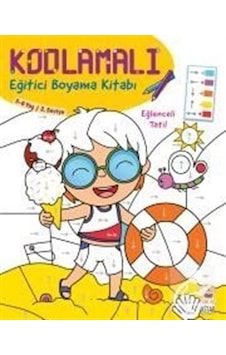 Kodlamalı Eğitici Boyama Kitabı - Eğlenceli Tatil 5-6 Yaş / 2