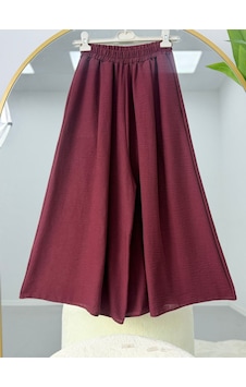 Lovie Moda Cepli Pantolon Etek Bordo Lovie Moda Cepli Pantolon Etek Bordo