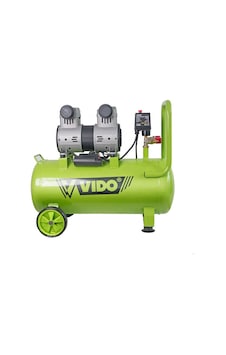 Vido WD060215020 2 HP 8 Bar 50 LT Sessiz ve Yağsız Hava Kompresörü