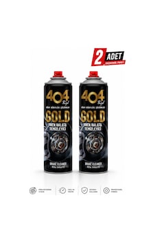 404 2'li Ekonomik Paket Gold Fren Balata Temizleme Spreyi 500 Ml 404 2'li Ekonomik Paket Gold Fren Balata Temizleme Spreyi 500 Ml