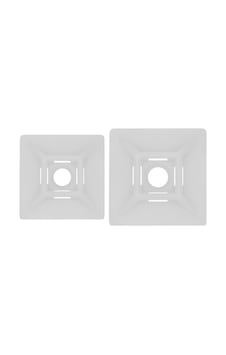 Gwest Hw - 3a Yapışkanlı Kroşe 19x19 Mm Beyaz 100 Adet Gwest Hw - 3a Yapışkanlı Kroşe 19x19 Mm Beyaz 100 Adet