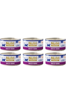 Nutri Feline Tavuk Etli Ve Somonlu Pate Tahılsız Yetişkin Kedi Konservesi 70 G X 6 Adet Nutri Feline Tavuk Etli Ve Somonlu Pate Tahılsız Yetişkin Kedi Konservesi 70 G X 6 Adet
