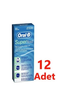 Oral B Süper Floss Diş İpi 12'li Oral B Süper Floss Diş İpi 12'li
