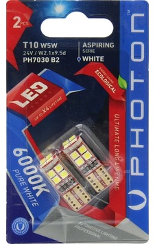 T10 W5w 24v Beyaz Led Ph7030 B2