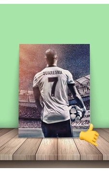 Ricardo Quaresma 1 -1 20x30 Mdf Ahşap Tablo Çok Renkli - 616866632 Çok Renkli