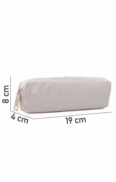 Bej Tek Cepli Krinkıl Su Geçirmez Kalem Kutu Bej Tek Cepli Krinkıl Su Geçirmez Kalem Kutu