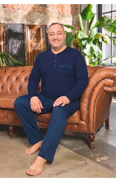 Aydoğan Erkek Emir Büyük Beden Kışlık Termal Lacivert Pijama Takımı 0754 Aydoğan Erkek Emir Büyük Beden Kışlık Termal Lacivert Pijama Takımı 0754