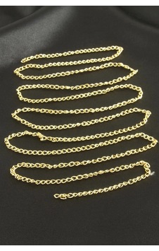 3 Mm Düz Zincir 1 Metre Çok Renkli