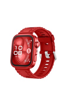 Akıllı Saat Aksesuarları Huawei Fit 4 Nova Silikon Kordon Saat Değildir - Kırmızı