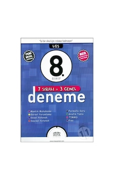 RTY Rota Yayınları LGS 10 Sıralı ve Genel Deneme