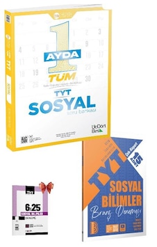 345 - 1 Ayda Tüm Tyt Sosyal Soru Bankası Ve 2026 Tyt Soyal 15 Li Branş Deneme 345 - 1 Ayda Tüm Tyt Sosyal Soru Bankası Ve 2026 Tyt Soyal 15 Li Branş Deneme