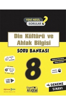 8.Sınıf LGS Din Kültürü ve Ahlak Bilgisi Soru Bankası- Üçgen Akademi 8.Sınıf LGS Din Kültürü ve Ahlak Bilgisi Soru Bankası- Üçgen Akademi