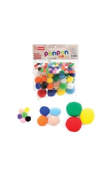 Mikro Pastel Ponpon Seti 10-20-30mm Mikro Pastel Ponpon Seti 10-20-30mm