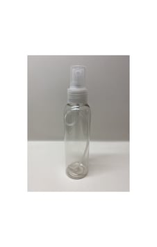 2 Adet Dezenfektan Fıs Fıs Sprey Şişesi 100 Ml Çanta Boy Şeffaf Şeffaf