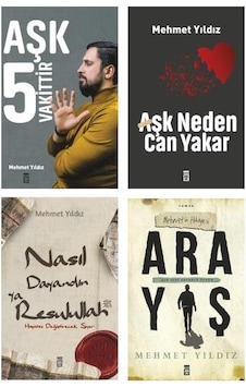 Timaş Mehmet Yıldız Aşk Neden Can Yakar Seti 4 Kitap