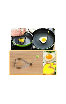 Metalik Kalp Şeklinde Metal Omlet Yumurta Ve Kre 36e6c Çok Renkli Metalik Kalp Şeklinde Metal Omlet Yumurta Ve Kre 36e6c Çok Renkli
