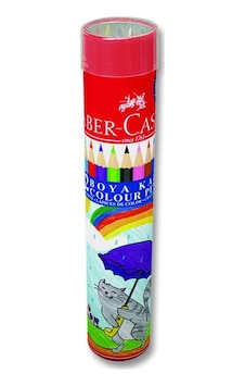 Faber Castell Tam Boy Boya Kalemi 12 Renk (metal Tüp) 116512