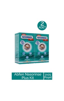 Abfen Nasorinse Plus Kit 25 Poşet 2 Adet