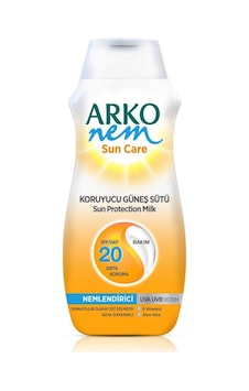 Arko Nem Sun Care Güneş Bakım Güneş Sütü Spf 20 200 ML Arko Nem Sun Care Güneş Bakım Güneş Sütü Spf 20 200 ML
