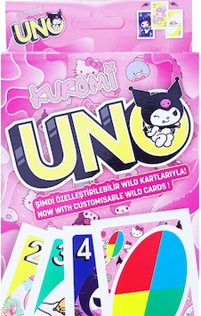 Uno Kuromi Serisi Resimli Oyun Kartı Uno Kuromi Serisi Resimli Oyun Kartı