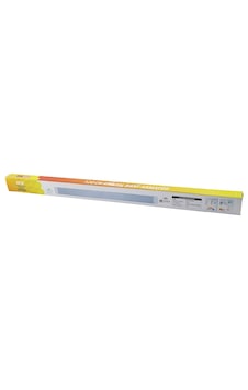 Nisaluce Eamp-107 2 Pcs 80w 120cm Kristal Bant Armatür Beyaz 6500k Alüminyum Kapak Ip20 - Y Bağlantı Acı Kahve