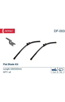 Skoda Roomster On Silecek Seti 2007-2014 Denso Df003 Skoda Roomster On Silecek Seti 2007-2014 Denso Df003