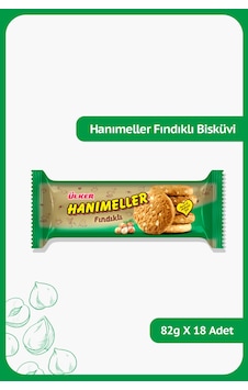 Ülker Hanımeller Fındıklı Bisküvi x 18 Adet