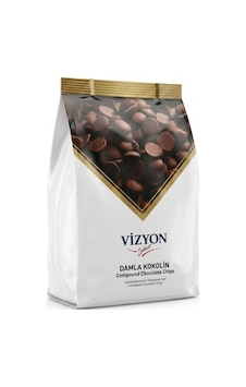 Vizyon Damla Kokolin Bitter 1 Kg Vizyon Damla Kokolin Bitter 1 Kg