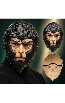 Maymun Kral Wukong Plastik Yüz Maskesi Siyah Maymun Kral Wukong Plastik Yüz Maskesi Siyah