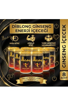 Diblong Ginsengli Performans Enerji İçeceği - 8 Adet Gizli Gönderim Diblong Ginsengli Performans Enerji İçeceği - 8 Adet Gizli Gönderim