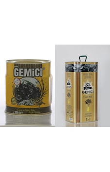 Emin Gemici Gurme Siyah Zeytin 2 KG + Natürel Sızma Zeytinyağı 5 L Emin Gemici Gurme Siyah Zeytin 2 KG + Natürel Sızma Zeytinyağı 5 L