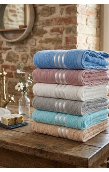 Northcity 12 Adet Karışık Kadife El Havlusu - 45 X 85 Cm Spa Ve Otel Havlusu Asorti Karışık
