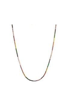 Merano Design 3mm Renkli Su Yolu Kolye Sarı Merano Design 3mm Renkli Su Yolu Kolye Sarı