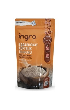 İngro Glutensiz Karabuğday Köftelik Bulguru 700 Gr İngro Glutensiz Karabuğday Köftelik Bulguru 700 Gr