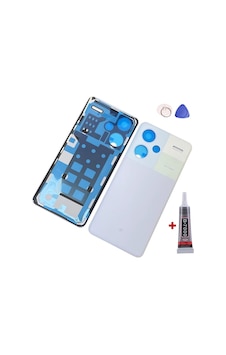 Xiaomi Redmi Note 13 Pro Plus 5g Beyaz Arka Kapak Batarya Kapağı Pil Kapağı Yapışkan Ve Sökme Aparatıyla Beraber Full Set Beyaz