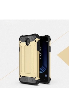 Kilifone - Samsung Uyumlu Galaxy J3 Pro - Kılıf Çift Katman Zırh Tank Crash Military Kapak - Gold Kilifone - Samsung Uyumlu Galaxy J3 Pro - Kılıf Çift Katman Zırh Tank Crash Military Kapak - Gold