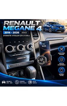 Renault Megane 4 Otomatik Vites Araç Içi Premium Telefon Tutucu - Araba Telefon Tutacağı Havalandırma Için Renault Megane 4 Otomatik Vites Araç Içi Premium Telefon Tutucu - Araba Telefon Tutacağı Havalandırma Için