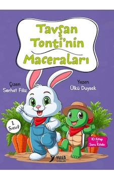1. Sınıf Tavşan Tontinin Maceraları 10 Kitap Yuva Yayınları 1. Sınıf Tavşan Tontinin Maceraları 10 Kitap Yuva Yayınları