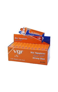 Vgr K-3722 İkiz Tüp Yapıştırıcı 20gr 2 Bileşenli Epoksi- 24'li Paket