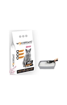 Wondersand Beyaz İnce Topaklaşan Japon Kiraz Kokulu Bentonit Kedi Kumu 20 L Wondersand Beyaz İnce Topaklaşan Japon Kiraz Kokulu Bentonit Kedi Kumu 20 L
