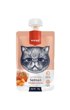 Wanpy Taze Somonlu Tavuklu Kedi Et Ezmesi 90 Gr Wanpy Taze Somonlu Tavuklu Kedi Et Ezmesi 90 Gr