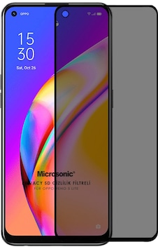 Microsonic Oppo Reno 5 Lite Privacy 5d Gizlilik Filtreli Cam Ekran Koruyucu Siyah Microsonic Oppo Reno 5 Lite Privacy 5d Gizlilik Filtreli Cam Ekran Koruyucu Siyah