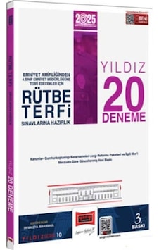 Yargı Yayınları 2025 Rütbe Terfi Sınavlarına Hazırlık Yıldız 20 Deneme Yargı Yayınları 2025 Rütbe Terfi Sınavlarına Hazırlık Yıldız 20 Deneme